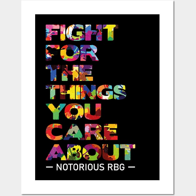 notorious rbg - rbg - ruth bader ginsburg - feminist - womens rights - notorious rbg - feminism - notorious - equal rights - social justice - ruth Wall Art by artdise